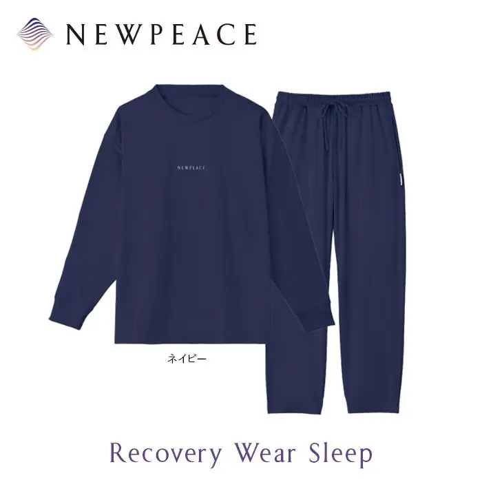 【ネイビーSサイズ】NEWPEACE Recovery Wear Sleep Set Long