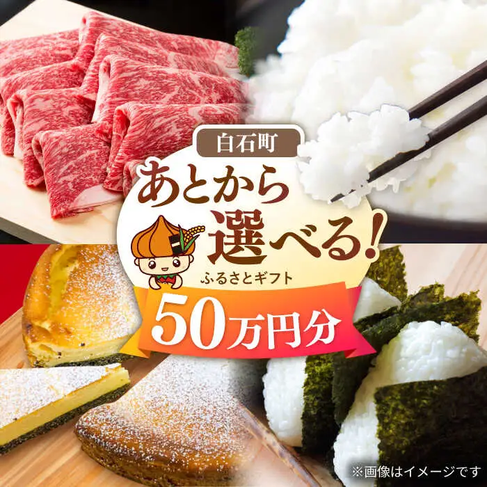 【あとから選べる】佐賀県白石町ふるさとギフト 50万円分 / あとから [IZY018]