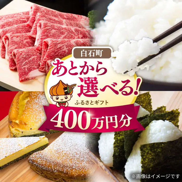 【あとから選べる】佐賀県白石町ふるさとギフト 400万円分 / あとから [IZY023]