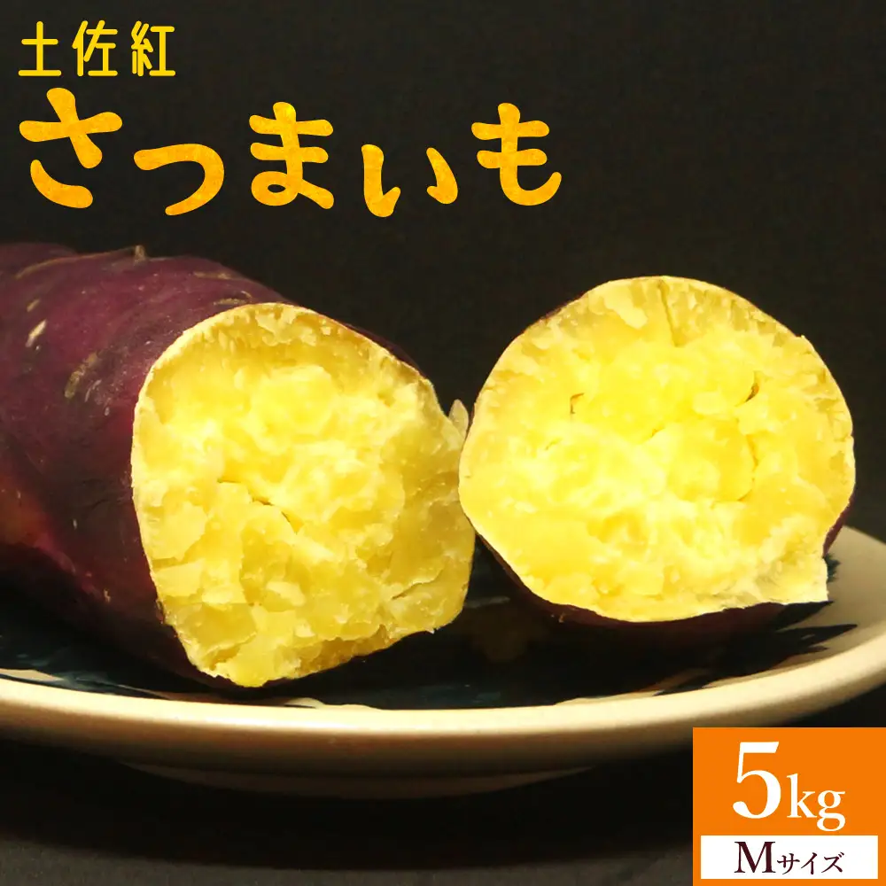 【2026年発送分】さつまいも(土佐紅) Mサイズ 5kg さつまいも at-0050