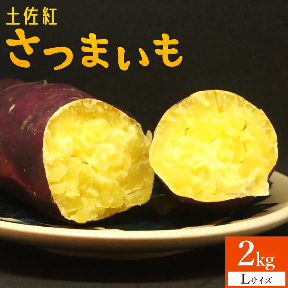 【2026年発送分】さつまいも(土佐紅) Lサイズ 2kg さつまいも at-0052