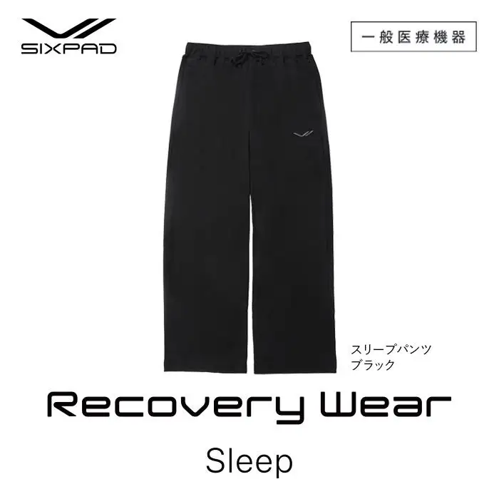 【ブラックMサイズ】SIXPAD Recovery Wear Sleep Pants