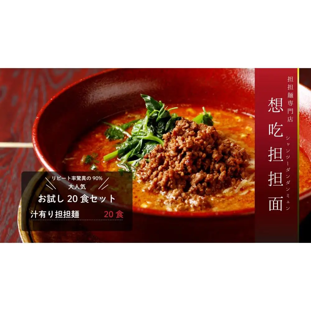 お試し担担麺20食入り