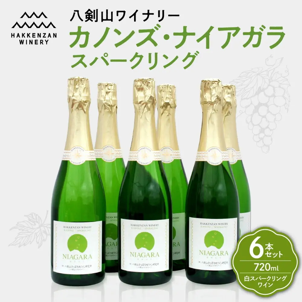 カノンズ・ナイアガラスパークリング6本セット