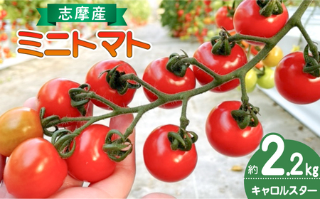 ミニトマト 約2.2kg トマト 野菜 国産 キャロルスター サラダ パスタ 三重県 伊勢 志摩 10000円 1万円 一万円