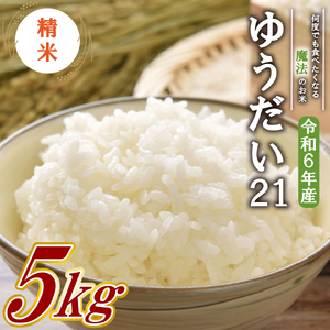 【令和6年産米】 ゆうだい21 精米 5kg 沼津産 ? 米米米米米