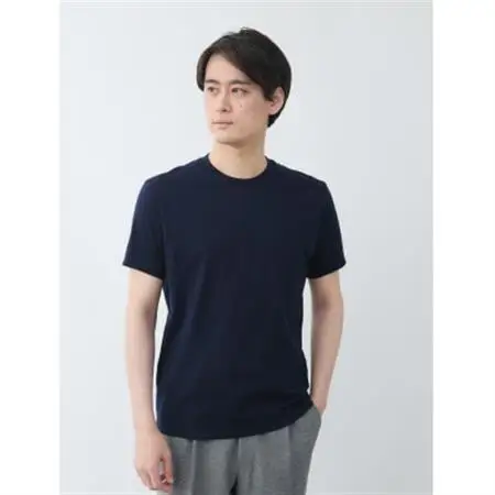 ネイビー Sサイズ メンズ 10Years 26ゲージ スムースコットン クルーネックTシャツ【1584345】