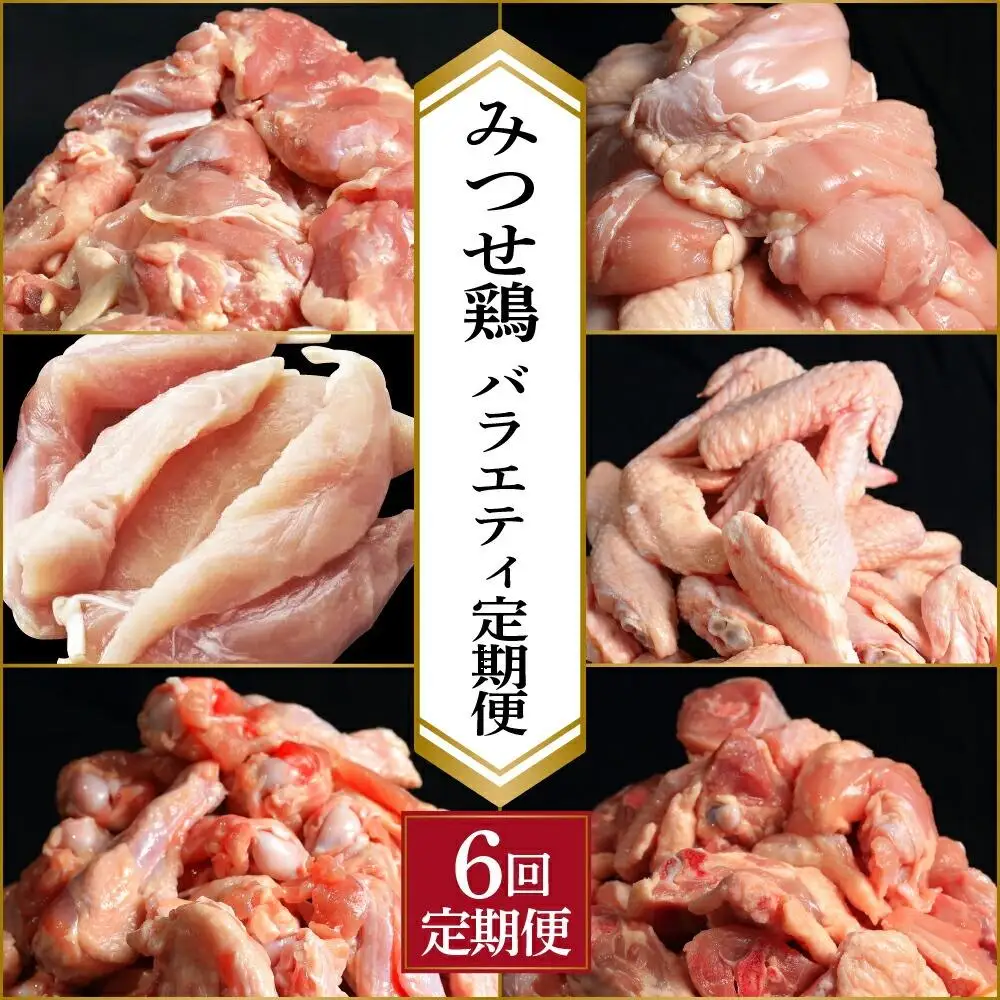 【定期便 年6回】みつせ鶏 バラエティ定期便