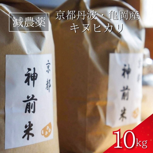 米 10kg 神前米 キヌヒカリ 精米