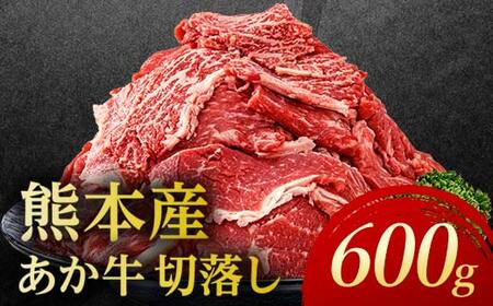 あか牛切り落とし600g（300ｇ×2パック） 牛肉 牛 赤身 小分け FKP9-688