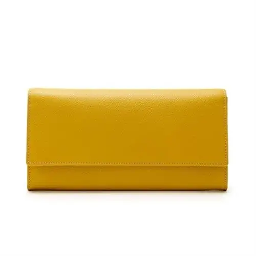 【濱野皮革工藝の長財布】グレーース ロングウォレット ギャルソンタイプ(イエロー)_装飾品・工芸品 財布 服飾小物 _【1065411】