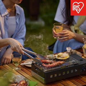 カセットコンロ炉端焼き IGC-R1 チャコール