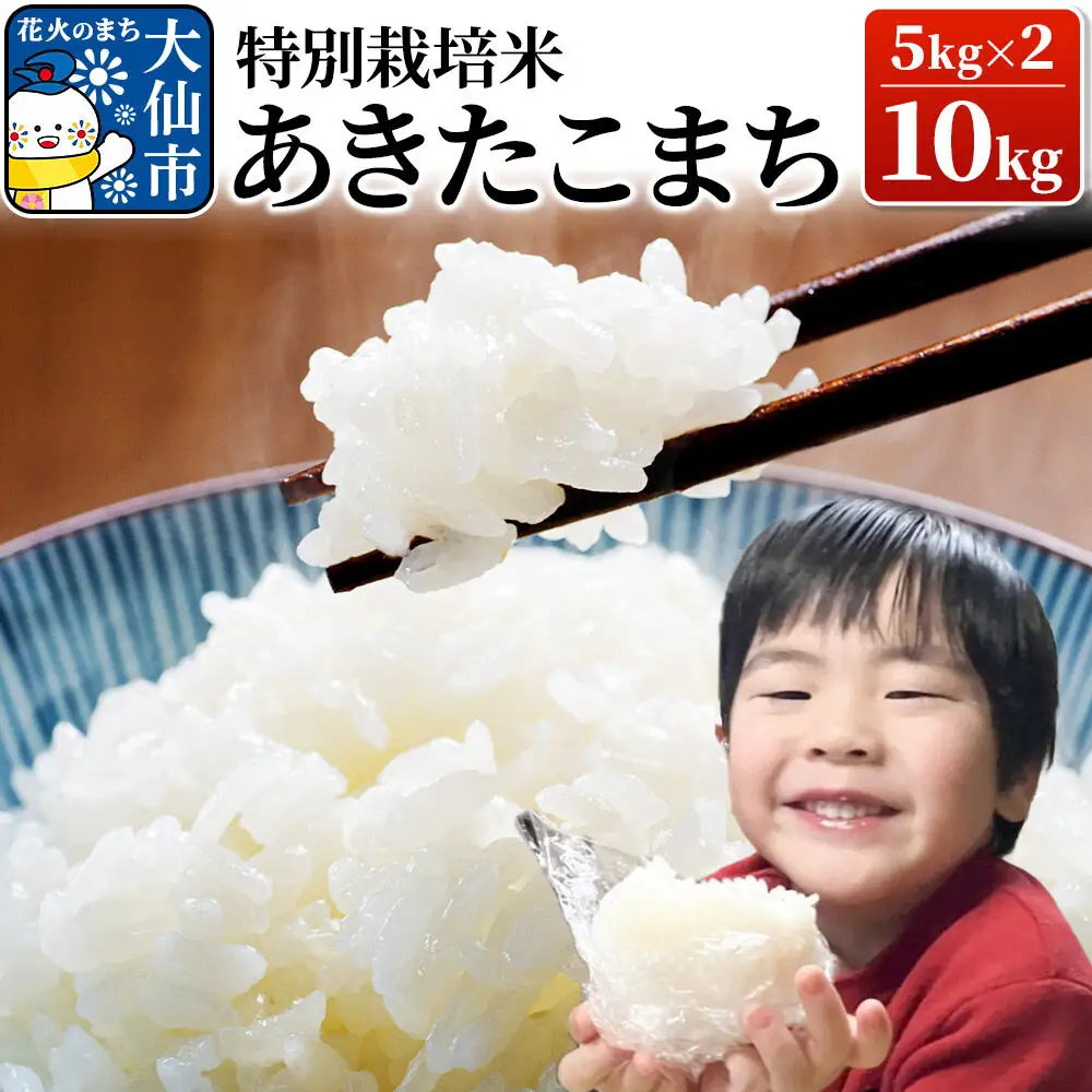 米 令和7年産【特別栽培米】あきたこまち【精米】10kg（5kg×2）