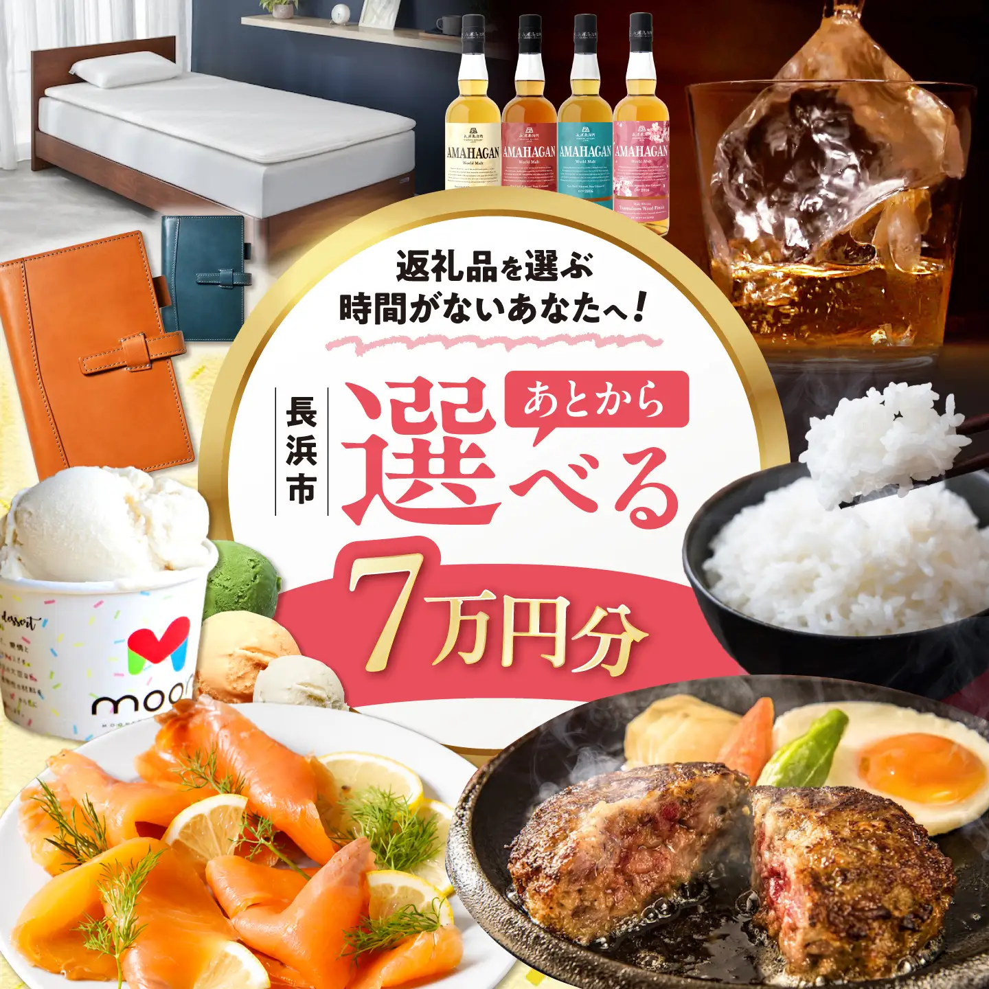 【あとから選べる】長浜市ふるさとギフト 7万円分[AQXX004] 選べるギフト