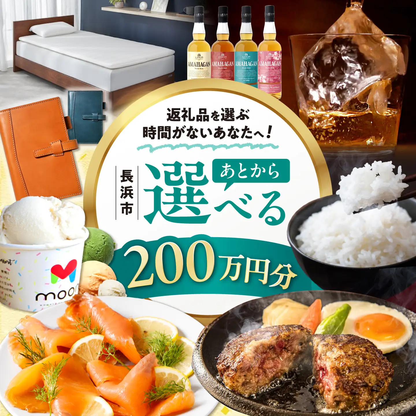 【あとから選べる】長浜市ふるさとギフト 200万円分[AQXX011] 選べるギフト