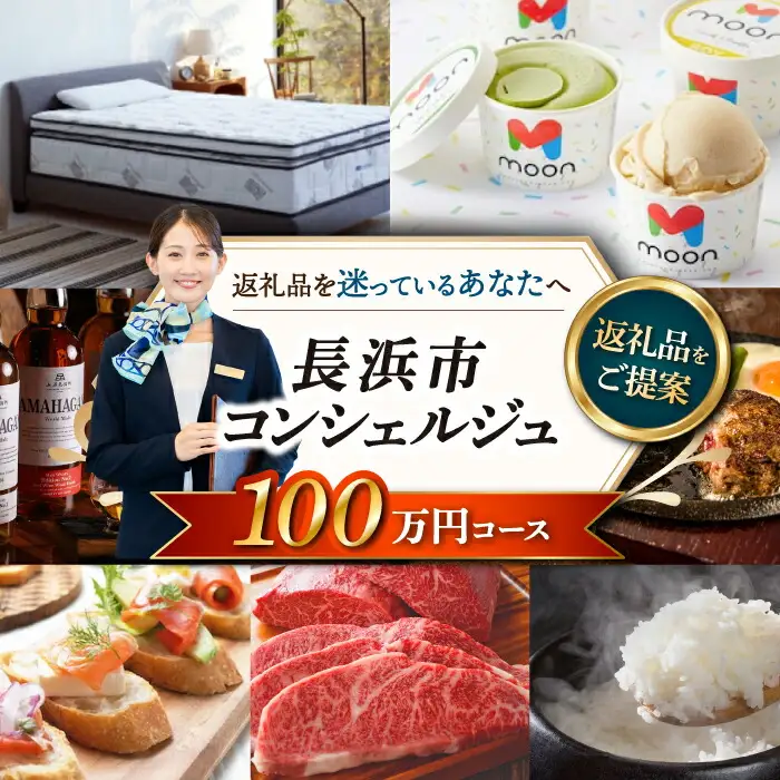 【長浜市コンシェルジュ】寄附額100万円コース[AQXX016] コンシェルジュ