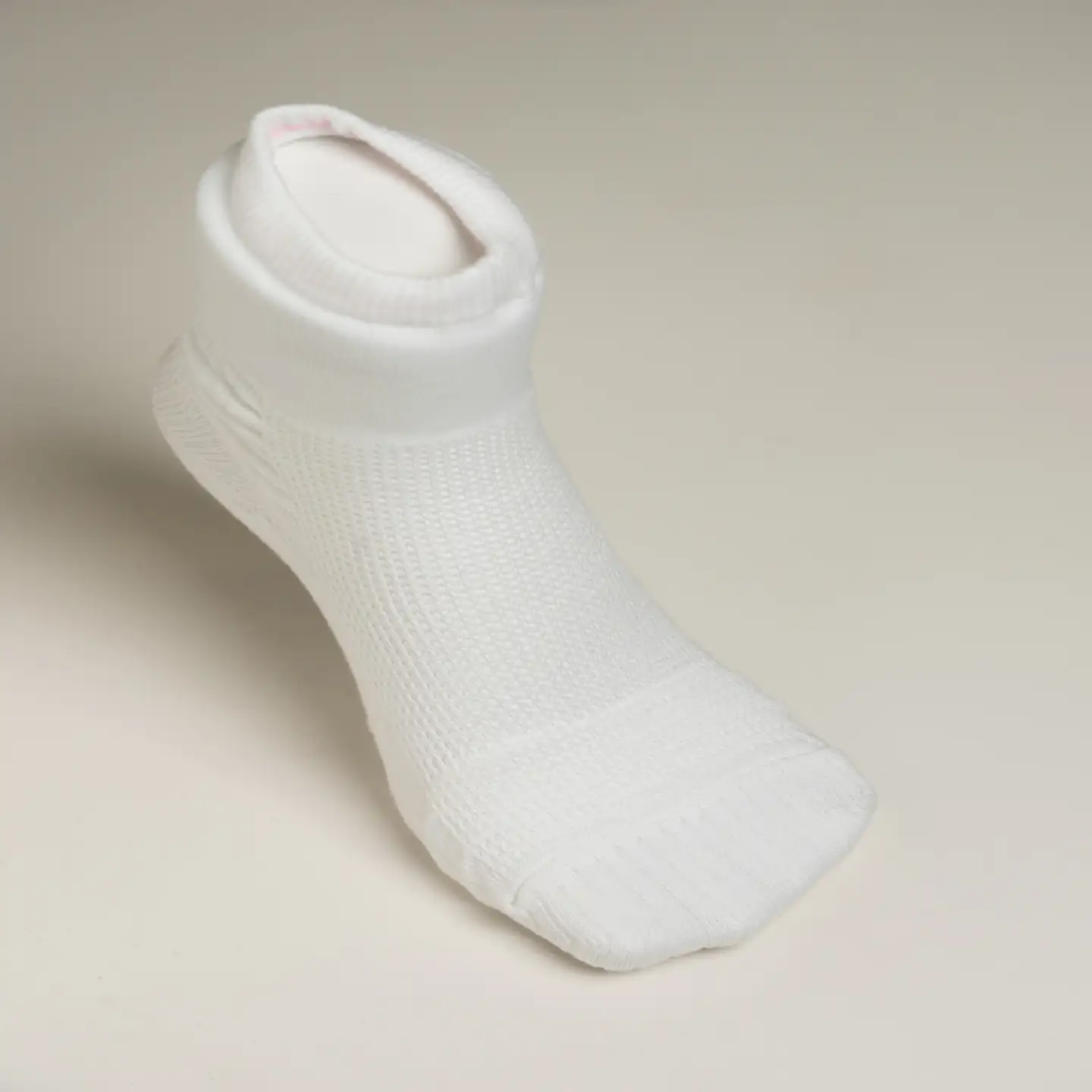 転倒予防くつ下どんどんウォーク2足組　白　23～24cm