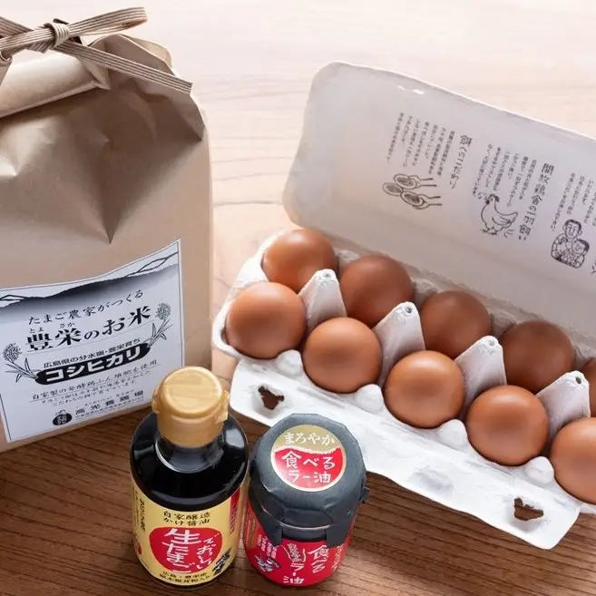 豊栄米付き 広島へそ丼セット