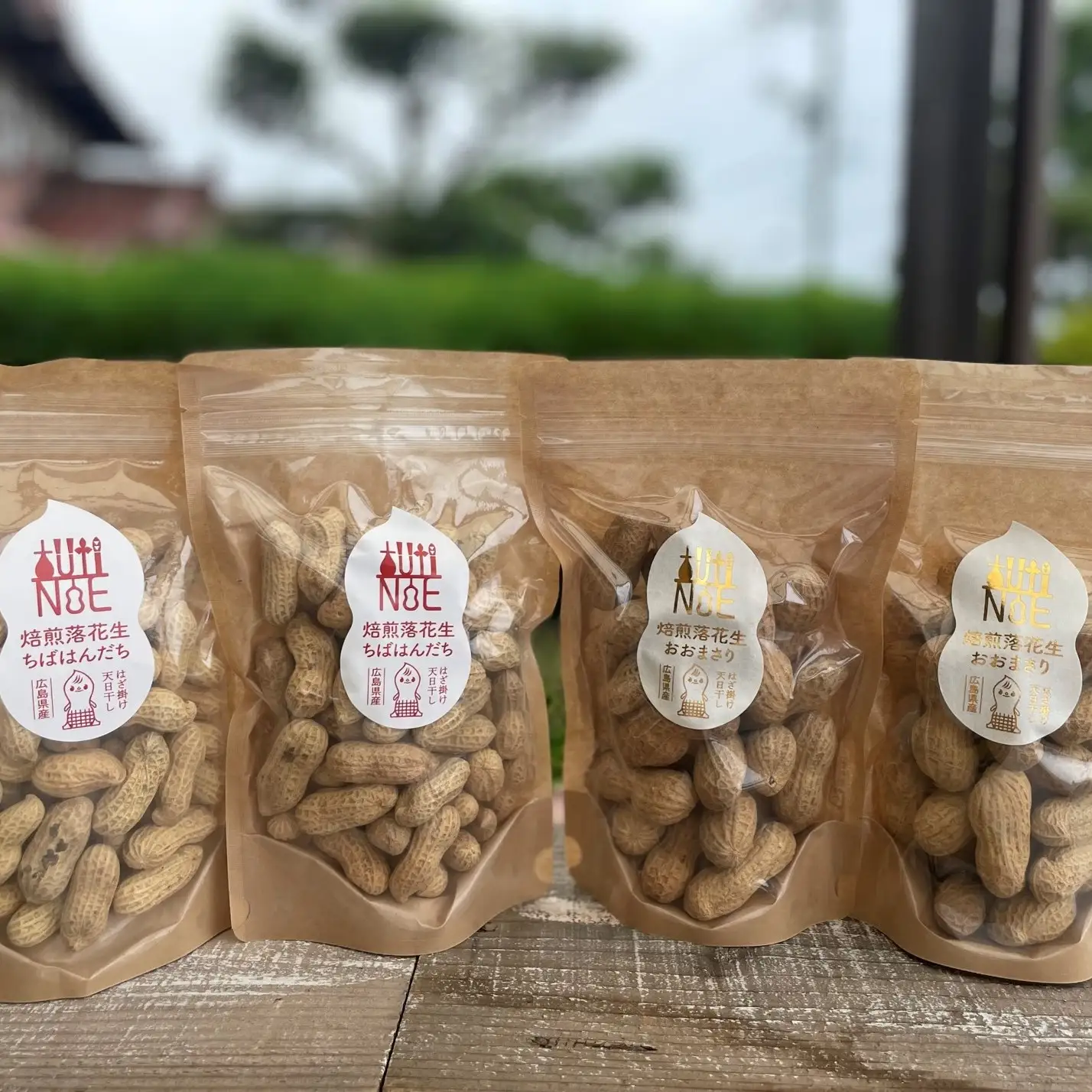 アグリ・アライアンス　焙煎落花生　食べ比べセット　100g×4個　TUTITONE【配送時期：2027年1月以降】