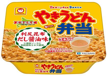 マルちゃん「やきうどん弁当　利尻昆布だし醤油味」12食入り 1ケース