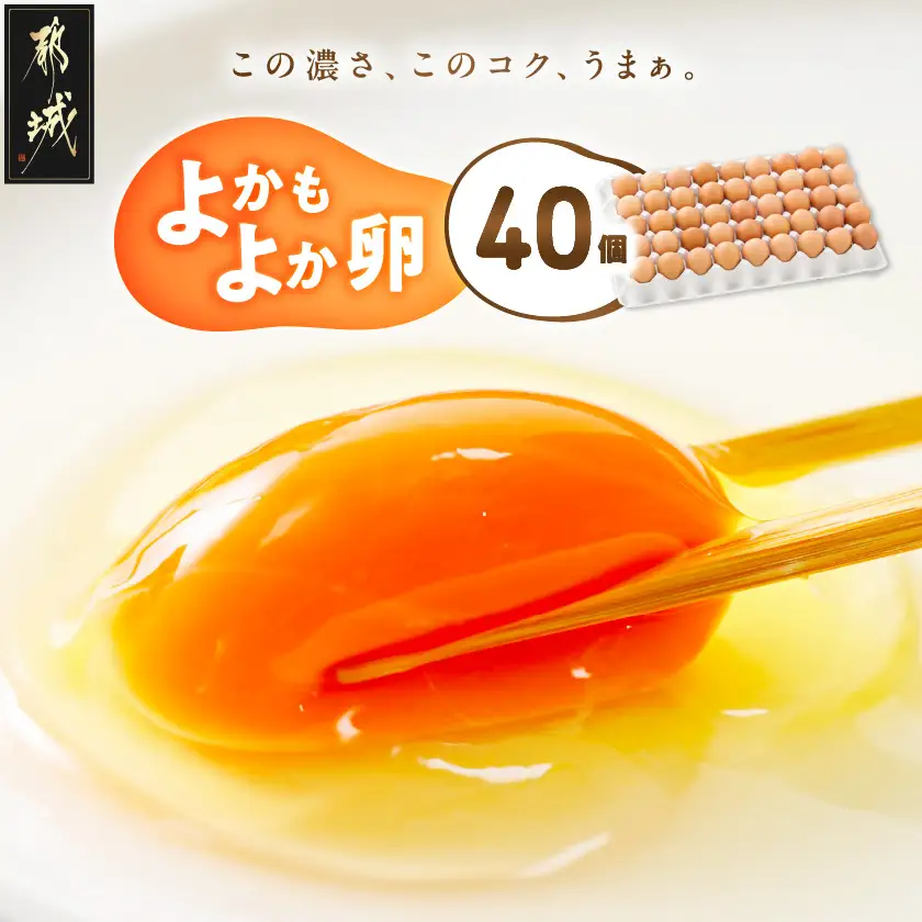 よかもよか卵40個〔11-29-010-40〕_(都城市) 赤卵Mサイズ 破損補償(5個追加) 生卵 鶏卵 玉子 タマゴ たまご 新鮮 濃厚 宮崎県産 家庭用 卵かけご飯 シフォンケーキ たまご焼き オムレツ お料理・お菓子作りに