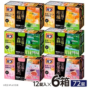 SA3042　花王バブ 至福のめぐり浴　計6箱(3種×各2箱)