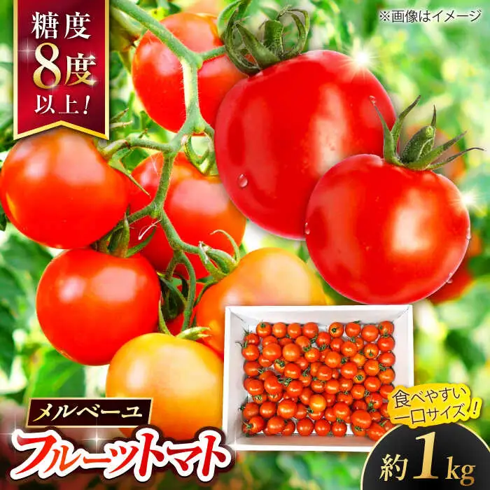 【先行予約】高知県高知市 フルーツトマト メルベーユ 約1kg 〈2027年1月中旬-5月上旬発送〉 / 高糖度 トマト とまと フルーツトマト 野菜 【株式会社　四国健商】[ATAF071]