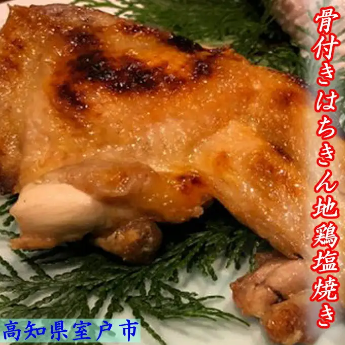 骨付きはちきん地鶏塩焼き２本付