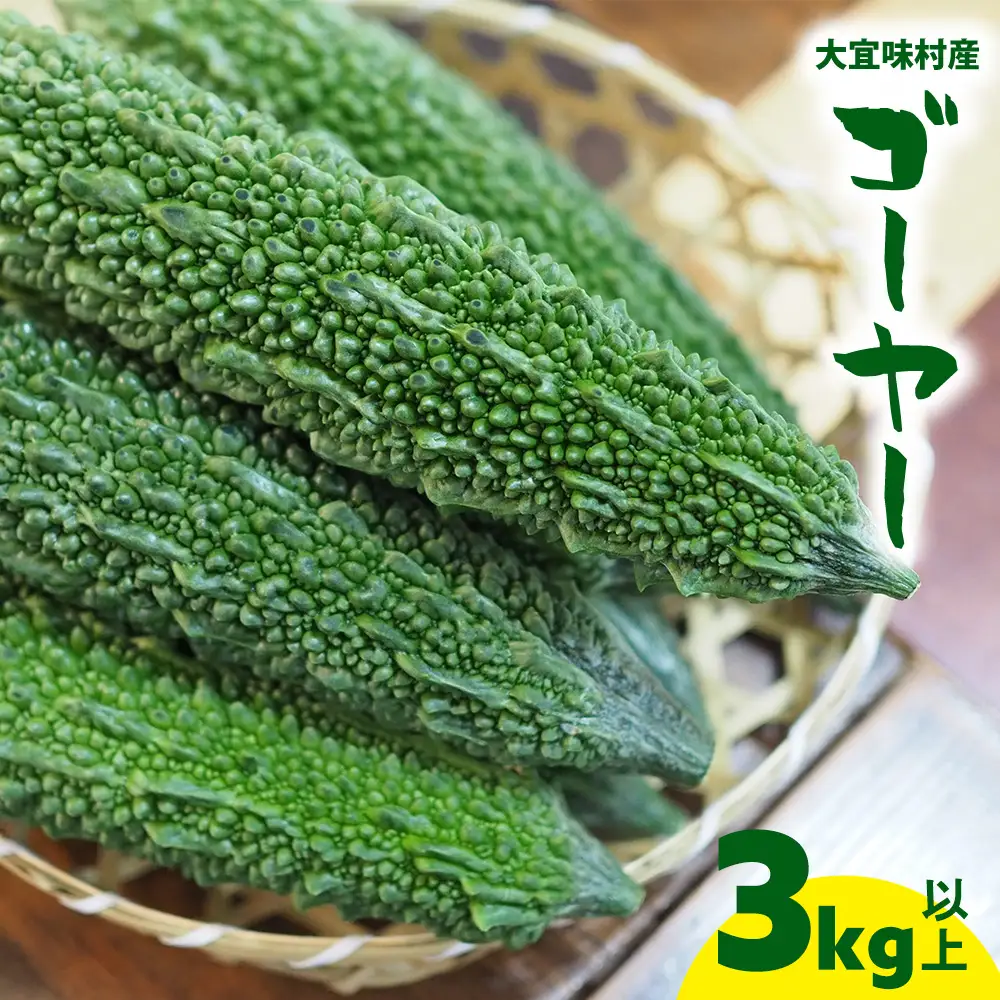 大宜味村産 ゴーヤー3kg以上 ゴーヤー 野菜