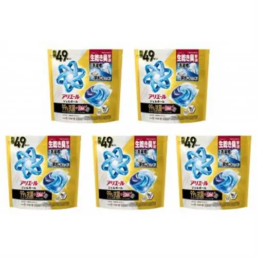 P＆G　アリエールジェルボール プロパワー　超抗菌　つめかえメガジャンボサイズ(49個入り)×5個_雑貨・日用品 洗剤 日用品 _【1591376】