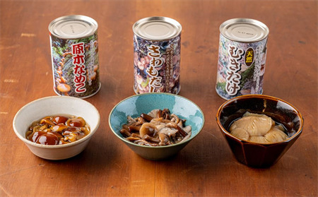西和賀きのこ（なめこ、むきたけ、さわもだし）３種セット