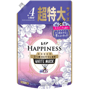 レノア ハピネス 夢ふわタッチ ホワイトムスク 詰替 超特大 1285ml 6個セット