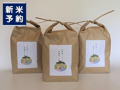 【新米受付・令和8年産米】【数量限定】新潟県村上市岩船産 こしひかり 辰次郎のお米 精米 2kg×3袋 計6kg　1072002N