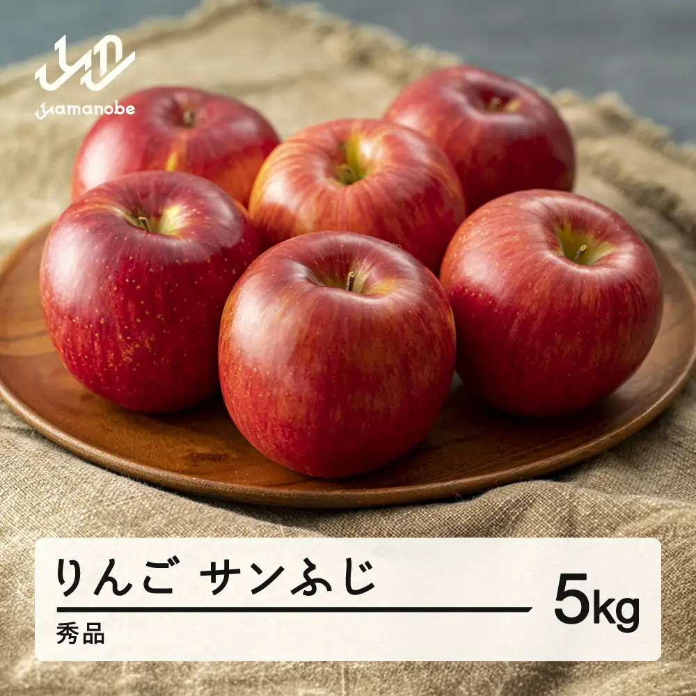 2026年 山形県産 サンふじ りんご 5kg（15玉程度） 秀品  ※沖縄・離島への配送不可 sa-risfs5-b