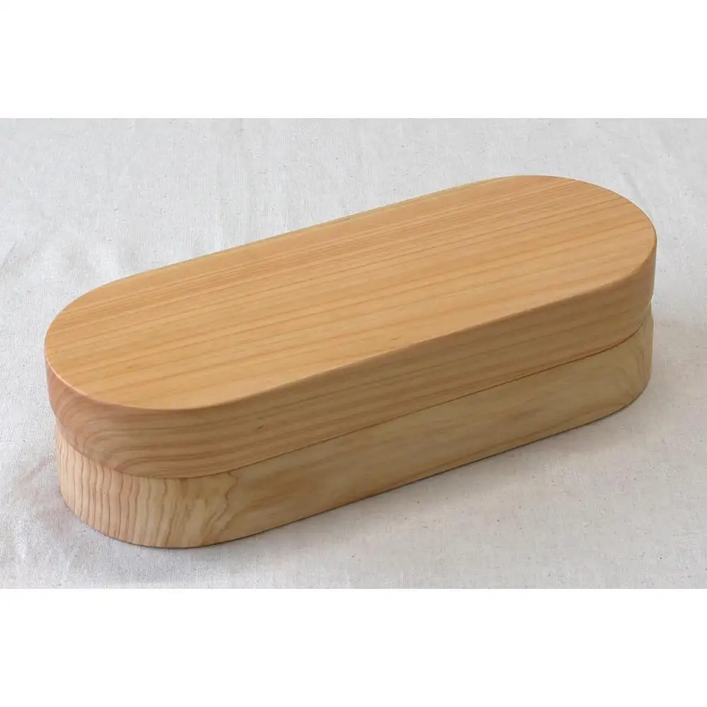 ◇紀州桧弁当箱 タイプ3 NA ナノコート 弁当包みセット【ミズタマ】【TN122】