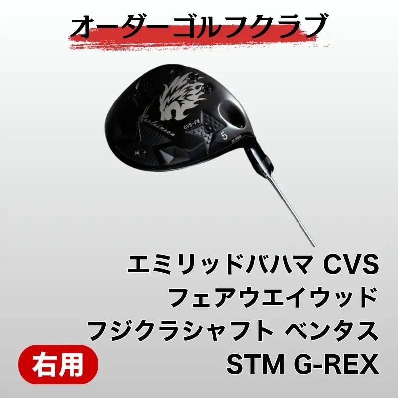 ゴルフ ゴルフクラブ エミリッドバハマCVS フジクラベンタス STM G-REX オーダーメイド アイズファクトリー｜F36