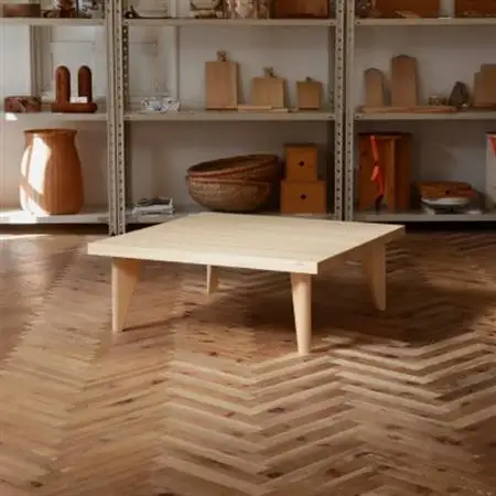 ローテーブル　Square Low Table【1573386】