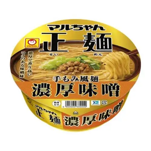 マルちゃん正麺　カップ　濃厚味噌　12食_麺 ラーメン  らーめん 拉麺_【1579862】