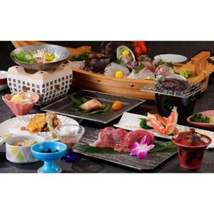 【平日月曜日～木曜日限定】平鶴満喫、豪華磯料理満喫!源泉かけ流しの絶景露天風呂満喫旅行2名様分セット【熱海温泉 湯の宿 平鶴（ひらつる）】