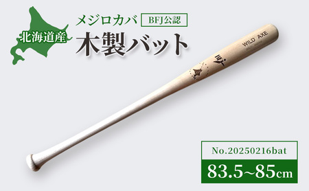 BFJ公認 No.20250216bat 北海道 目白樺