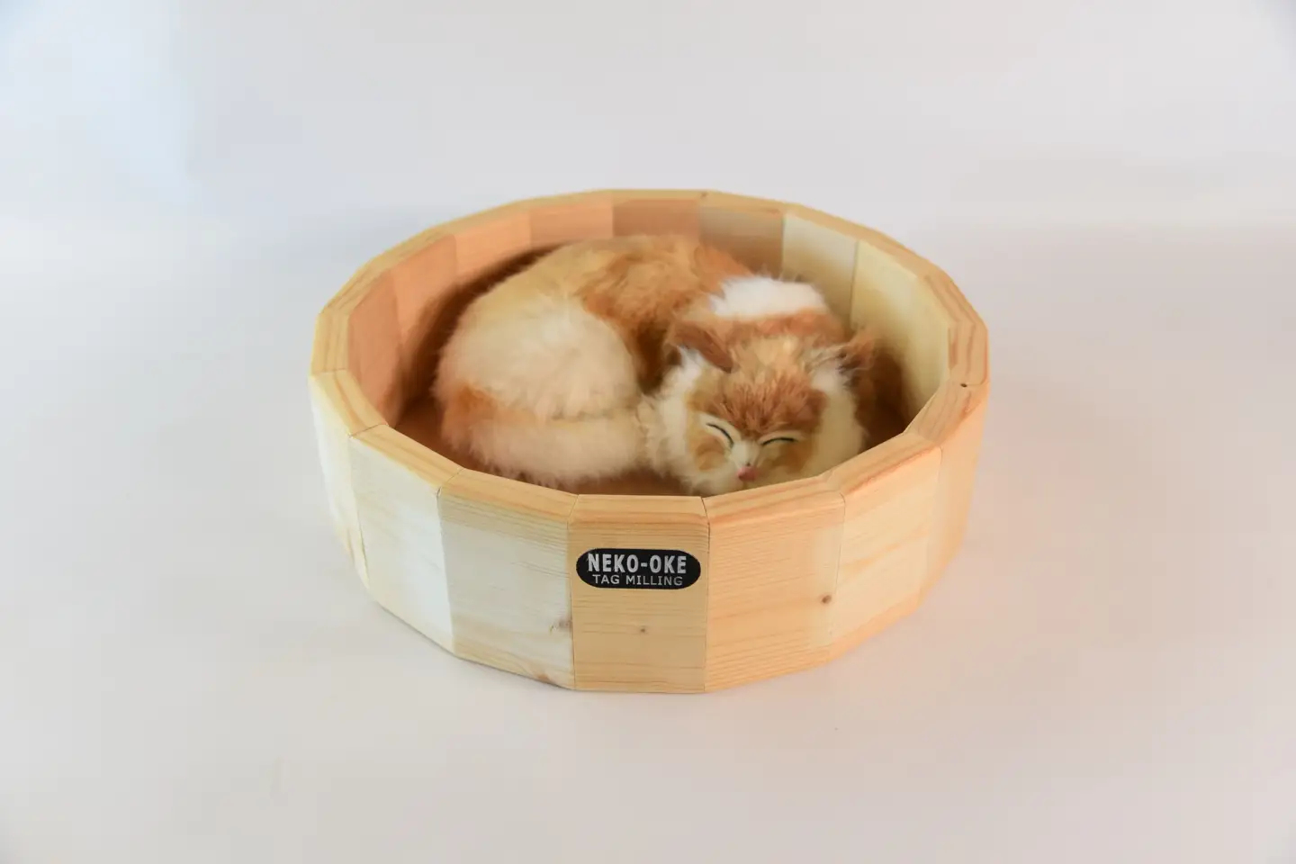 猫さんへ贈る猫桶 ネコ好き職人 【MI102】 
