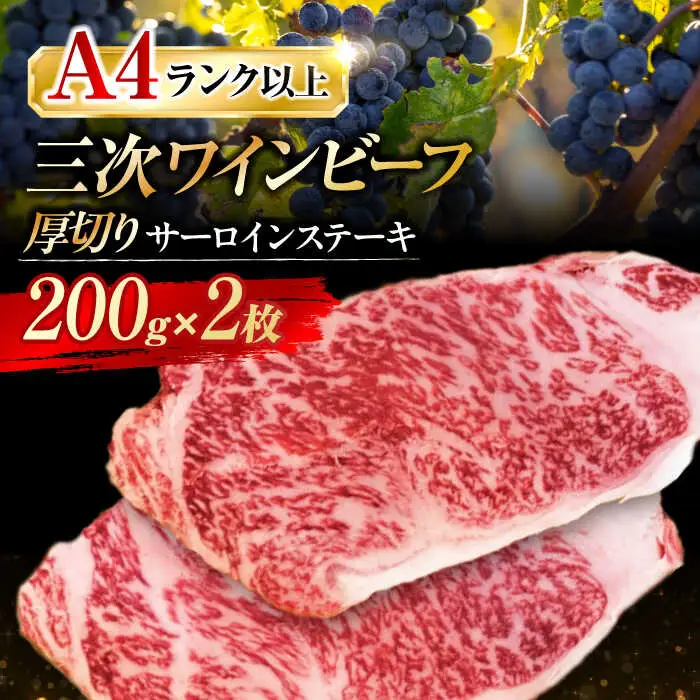 黒毛和牛 サーロインステーキ 400g[APAX009] ステーキ
