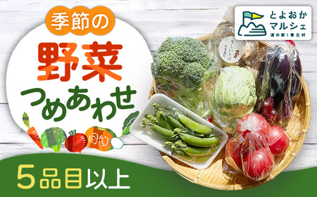 A-133【5品目以上】季節の野菜詰め合わせ