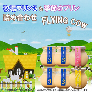 CK017_牧場プリン3　季節のプリン詰合せ