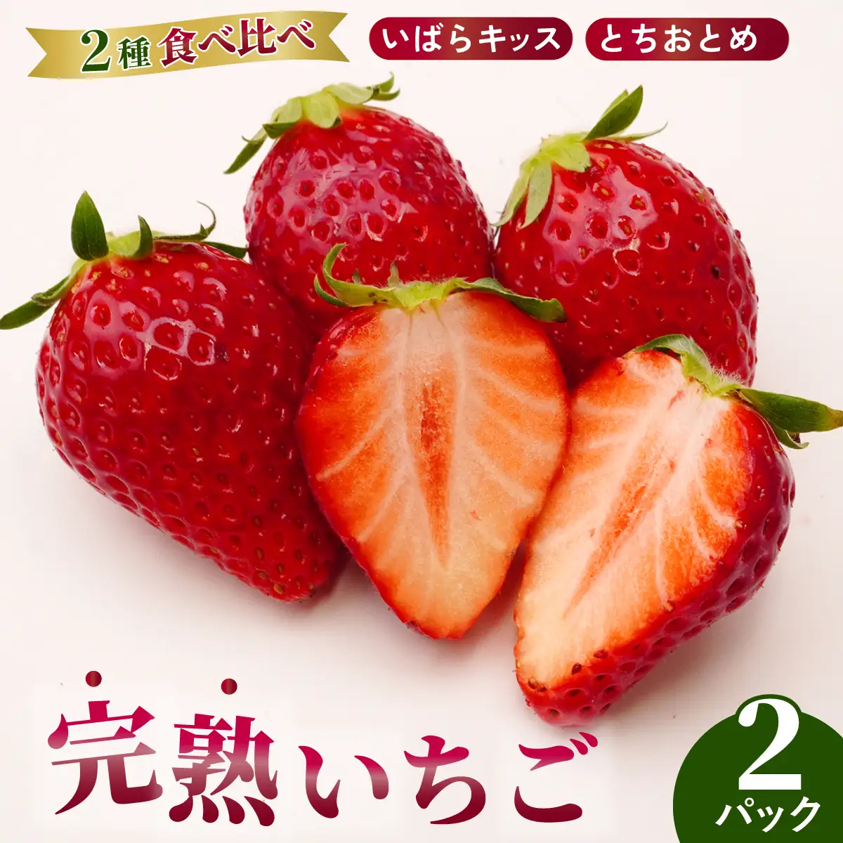 いちご いちごグランプリ大賞受賞 完熟いちご2パック