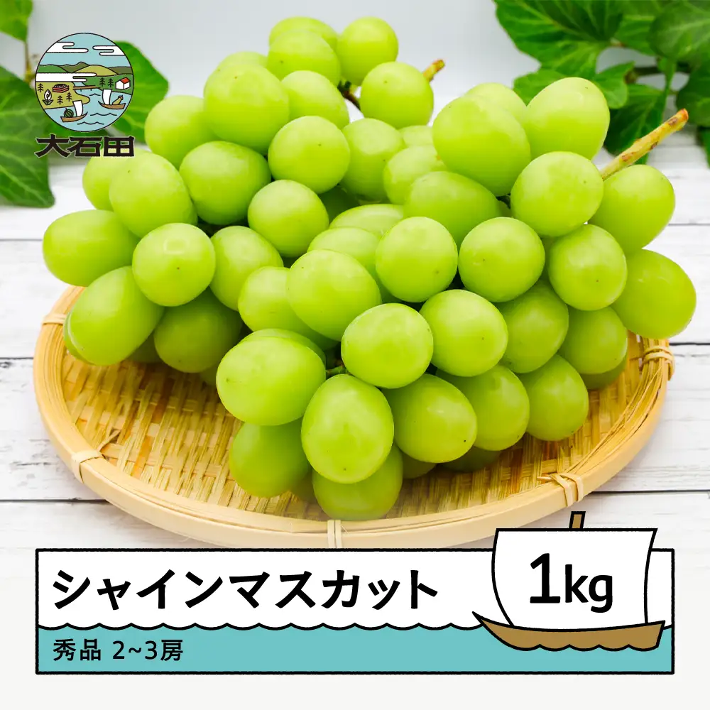 【先行予約】 シャインマスカット ぶどう 約1kg 2~3房 山形県産 令和8年産 2026年産 フルーツ 果実 ry-busmx1000