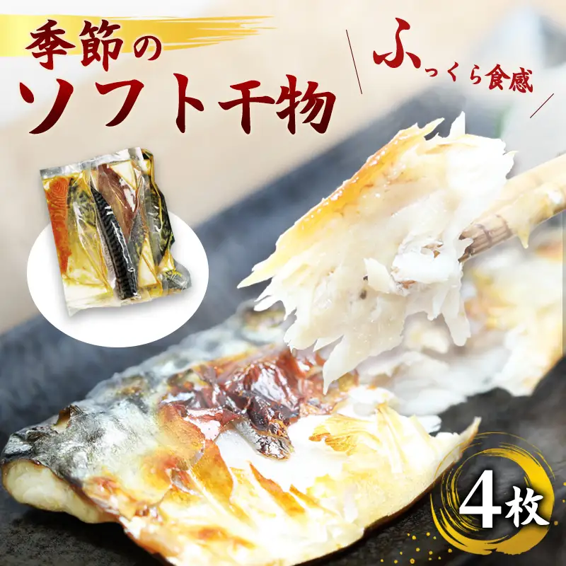 干物 4枚 おまかせ干物セット