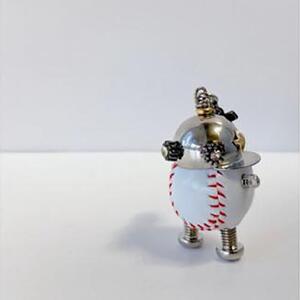 ＜アム西宮＞野球ボール　キーホルダー