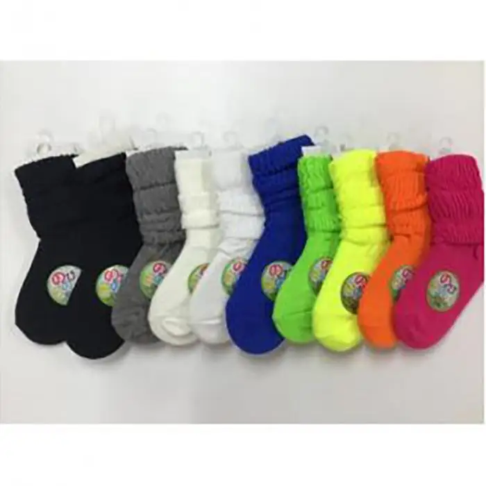 子供のびのびカラーソックス10色セット ルーズタイプ　ソックス