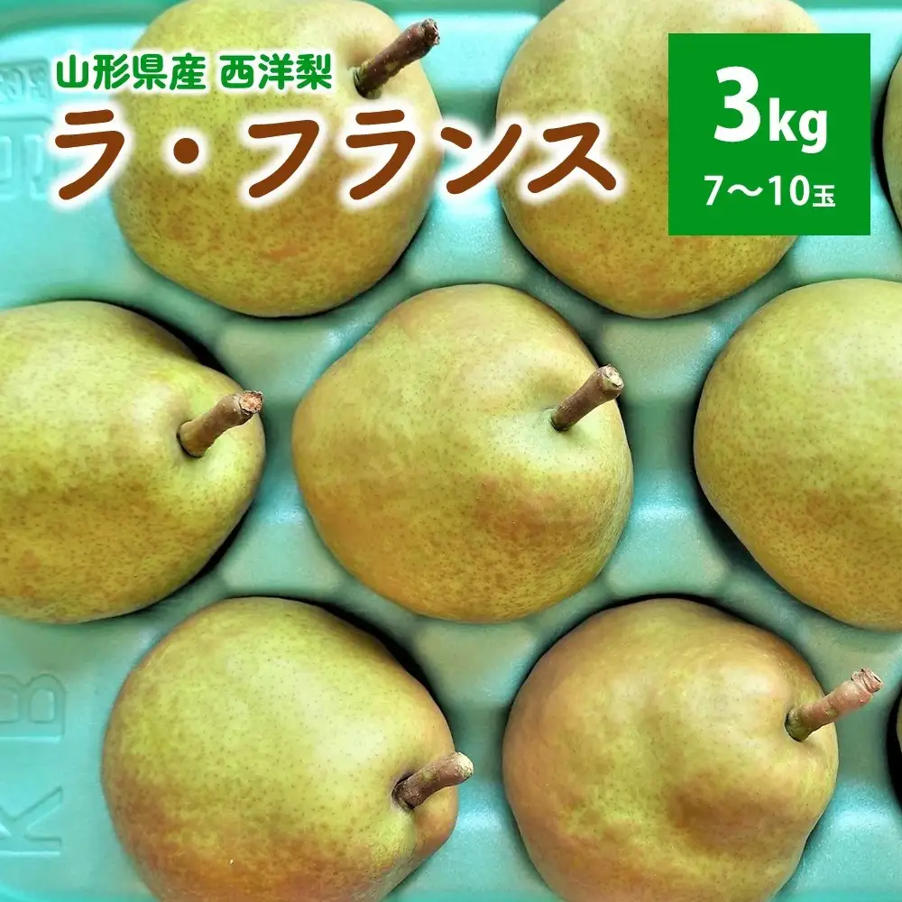 西洋梨（ラ・フランス）３ｋｇ　ご家庭用　0025-2616